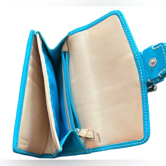 Coach Multi Color Monogram Wallet - Picture 4 of 5